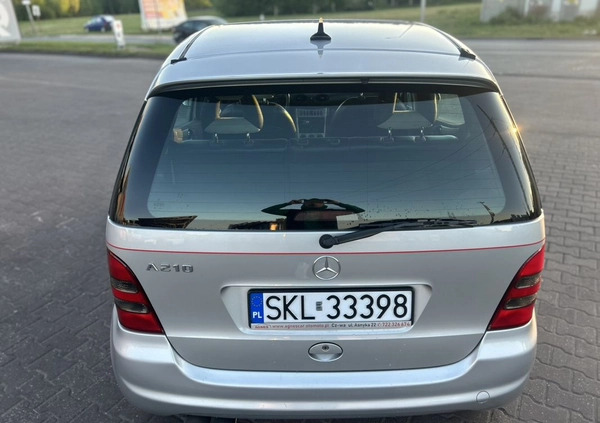 Mercedes-Benz Klasa A cena 6999 przebieg: 205000, rok produkcji 2003 z Częstochowa małe 379